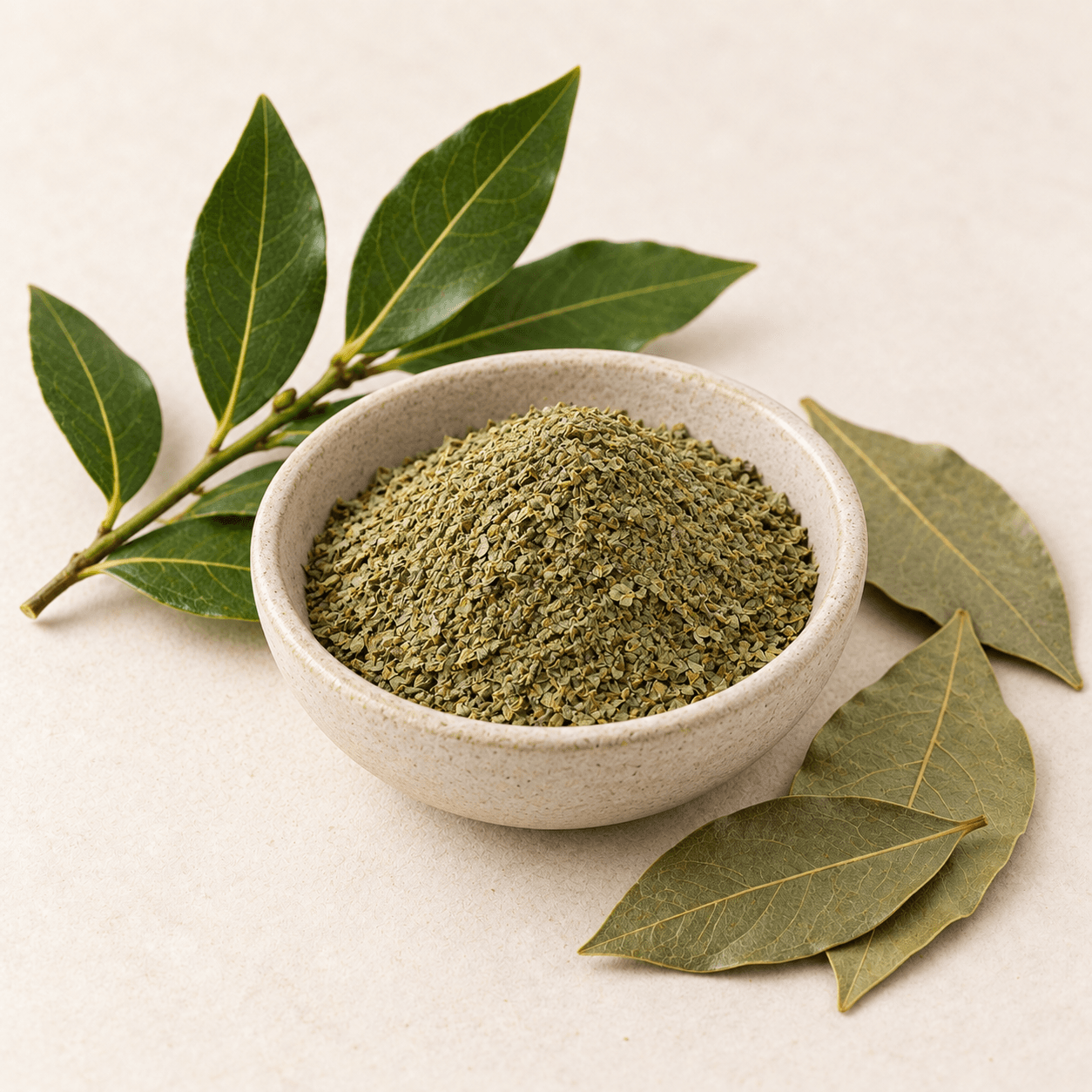 Laurel Leaves Ground
